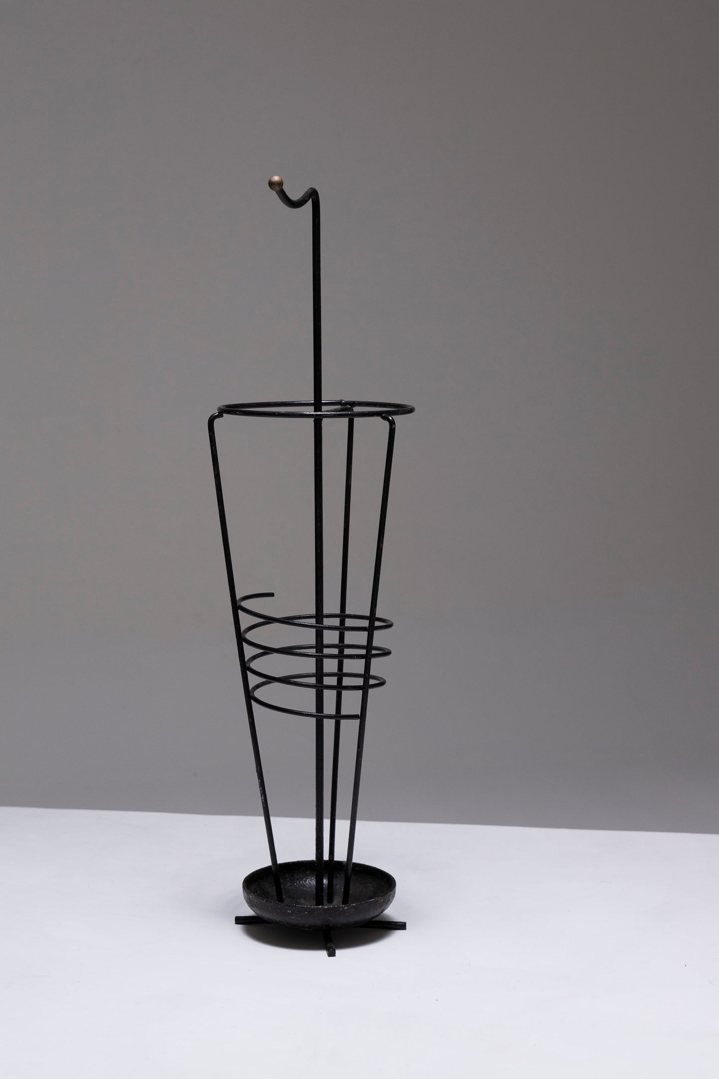 WROUGHT IRON UMBRELLA STAND, 1960s