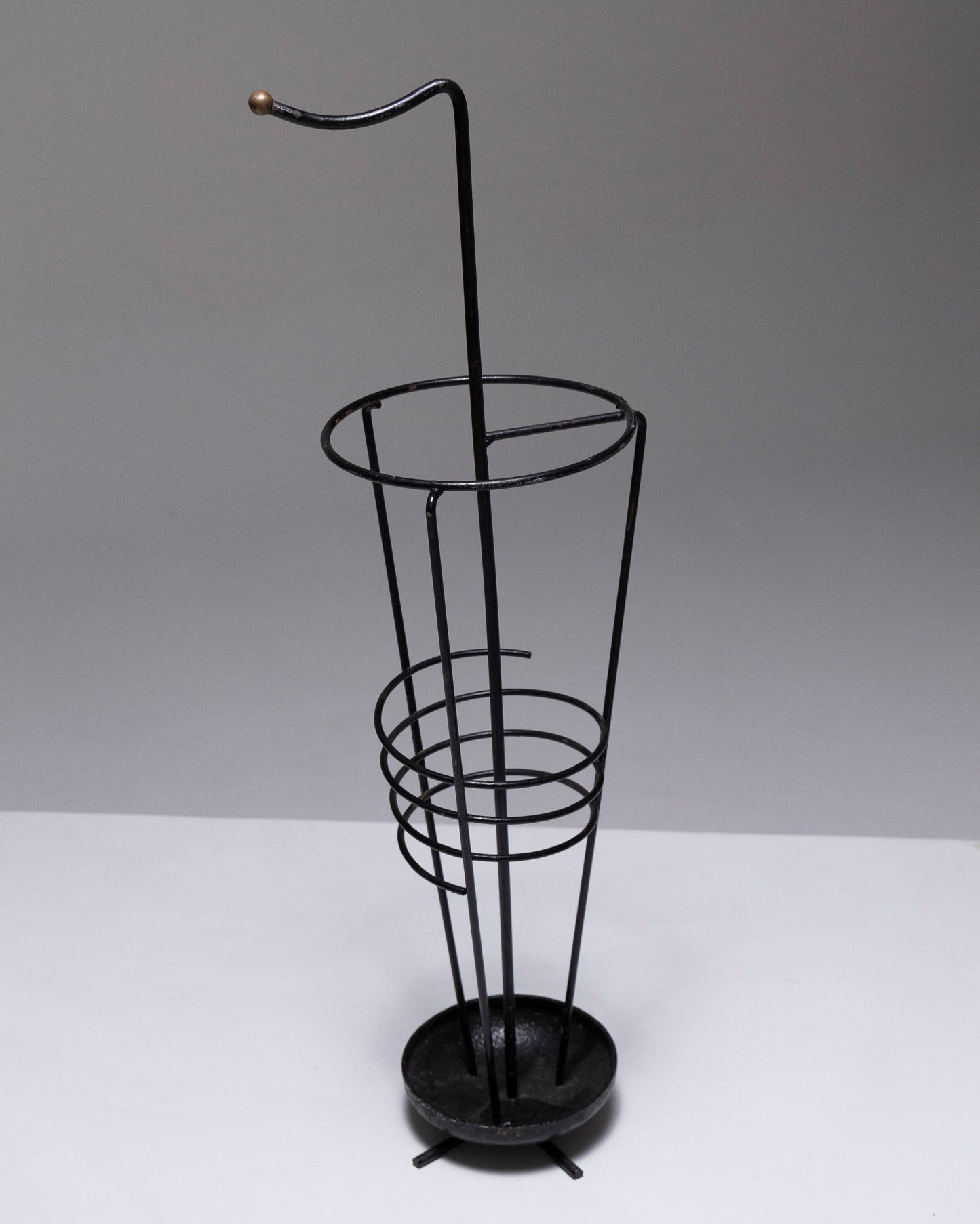 WROUGHT IRON UMBRELLA STAND, 1960s