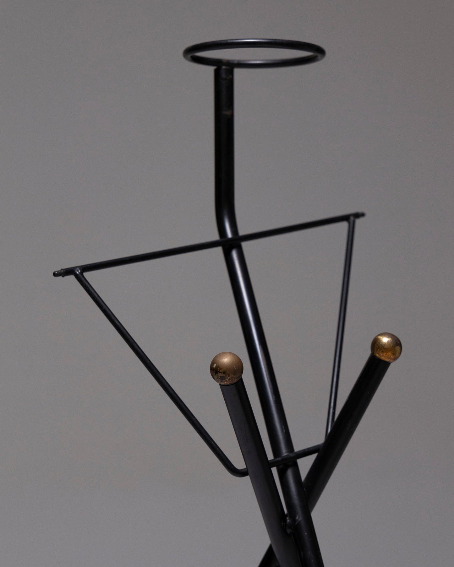 WROUGHT IRON ASHTRAY HOLDER, 1950s