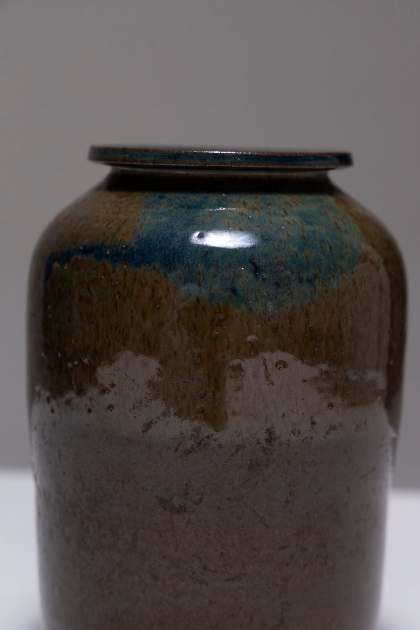 FRANÇOIS JARLOV EARTHENWARE VASE, 1990s