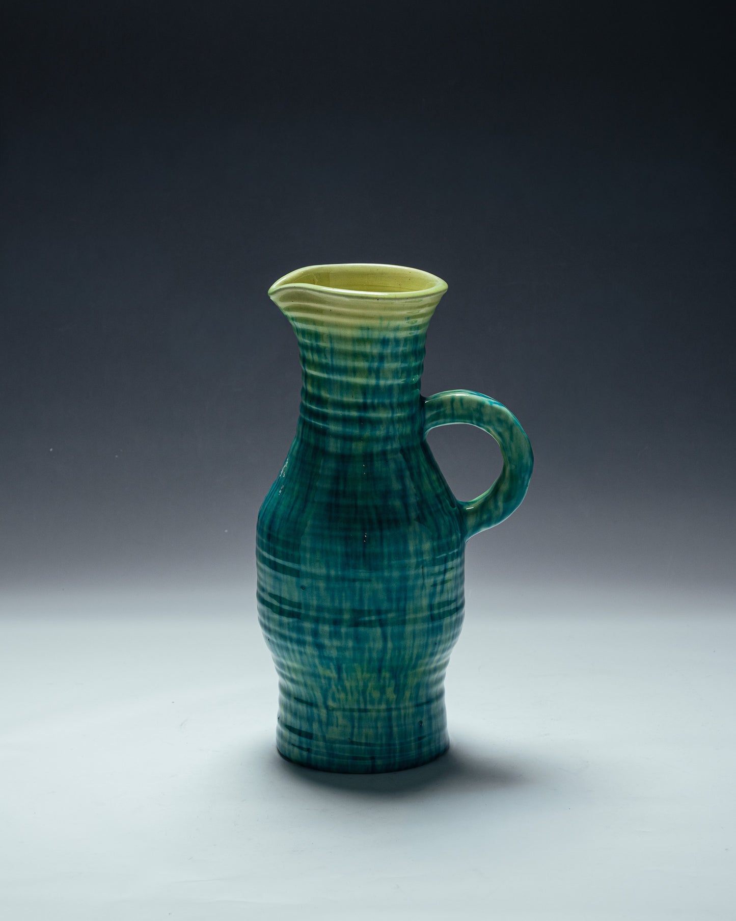 GRAND VASE/PICHET EN FAÏENCE, ACCOLAY, 1950s