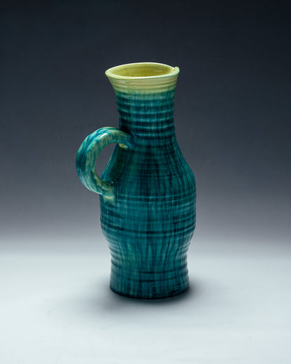 GRAND VASE/PICHET EN FAÏENCE, ACCOLAY, 1950s