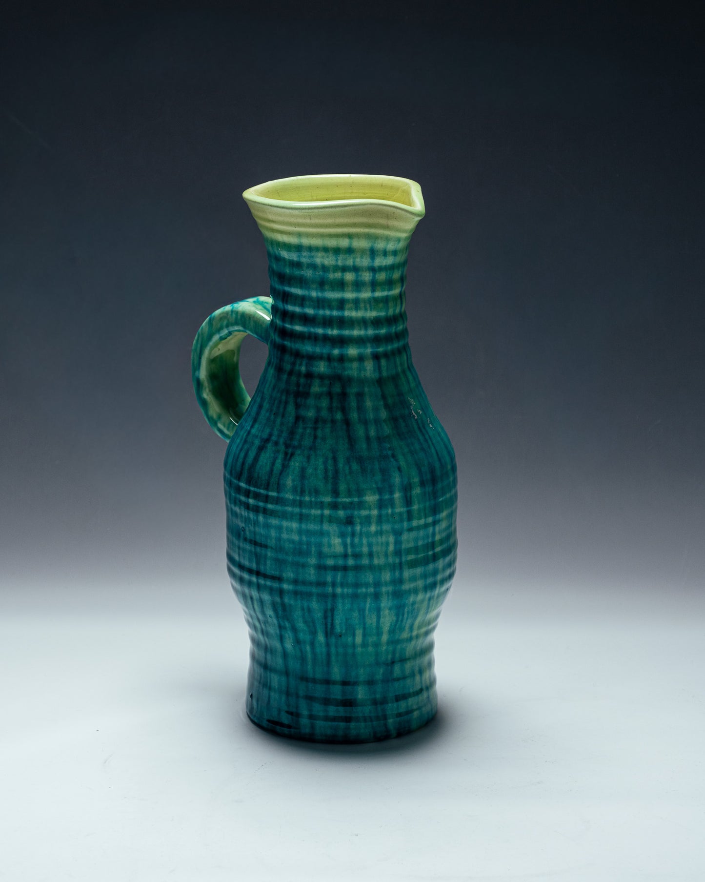 GRAND VASE/PICHET EN FAÏENCE, ACCOLAY, 1950s