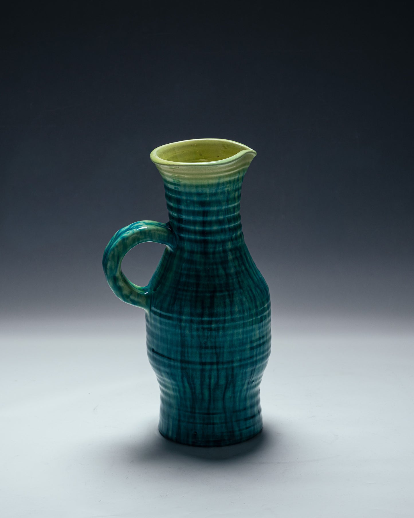 GRAND VASE/PICHET EN FAÏENCE, ACCOLAY, 1950s