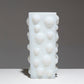 MOULDED GLASS VASE WITH EMBOSSED DECOR, 1960s