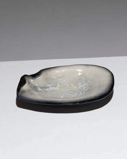 "OYSTER" CUP IN GLAZED POTTERY, POL CHAMBOST, 1950s