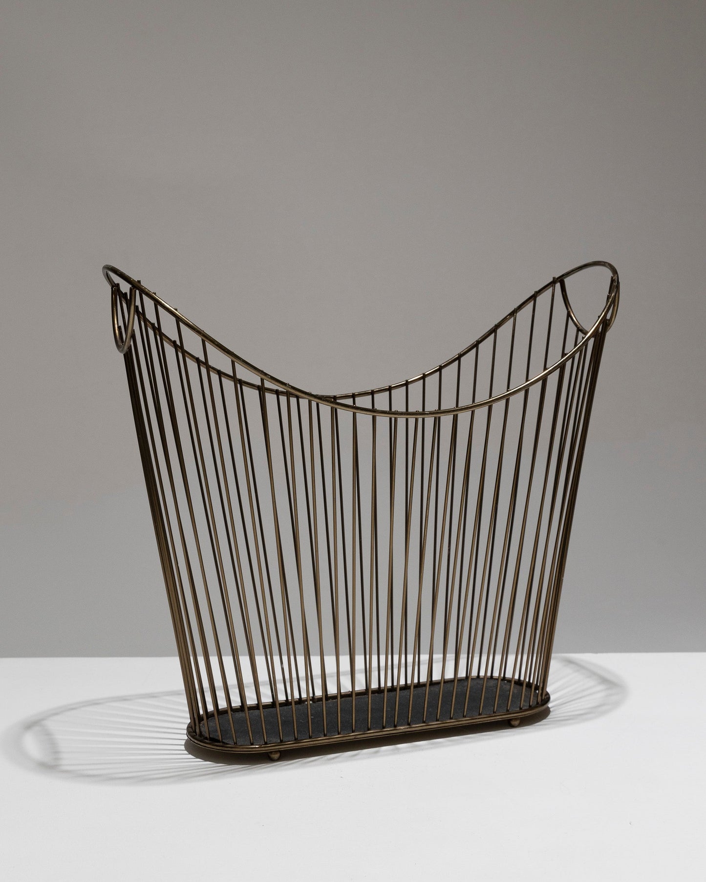 BRASS WASTEWATER BASKET, 1950s