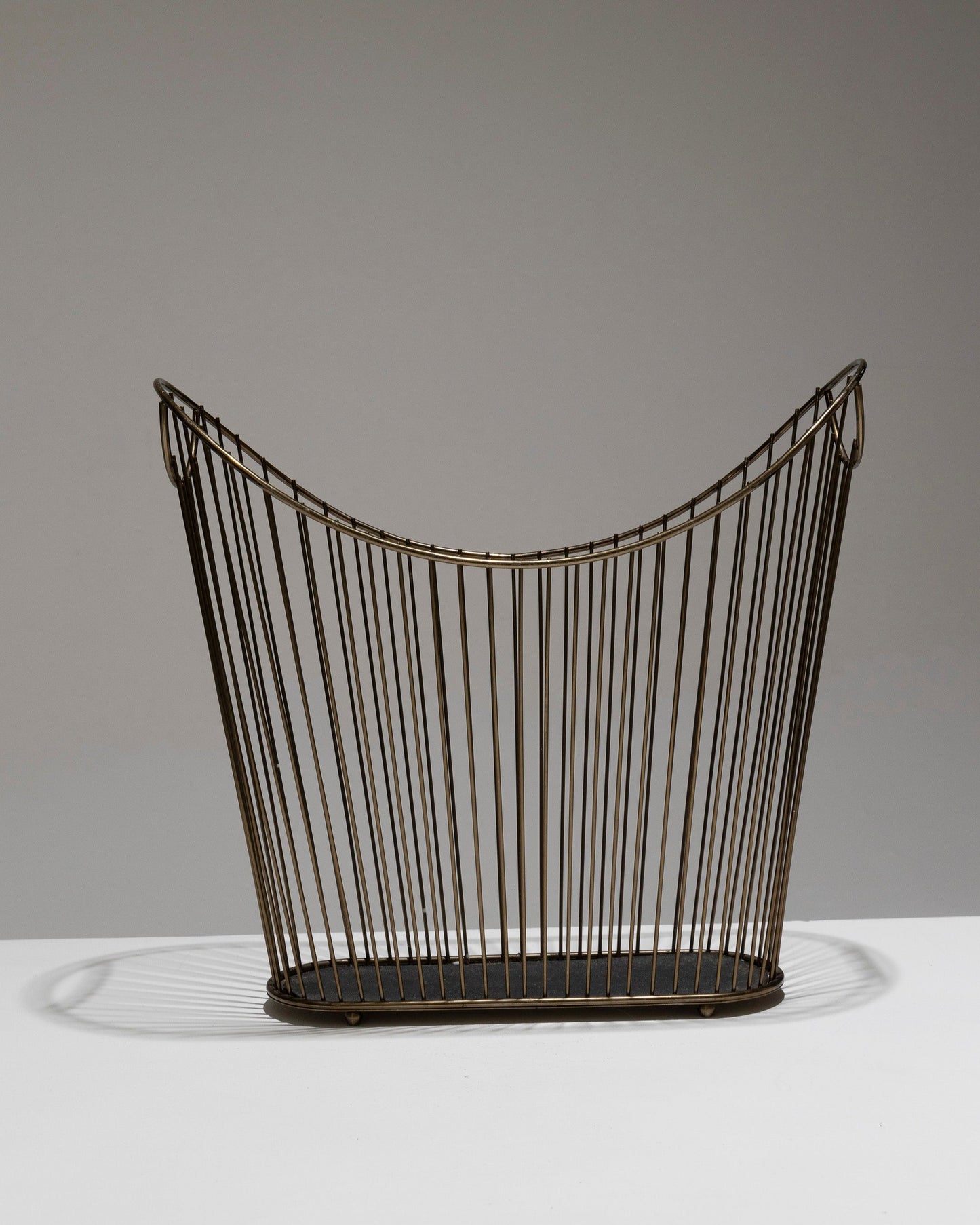 BRASS WASTEWATER BASKET, 1950s