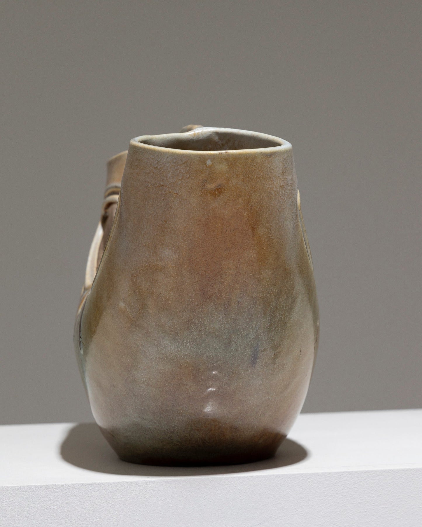 VASE NAVETTE EN CÉRAMIQUE, ACCOLAY, 1960s