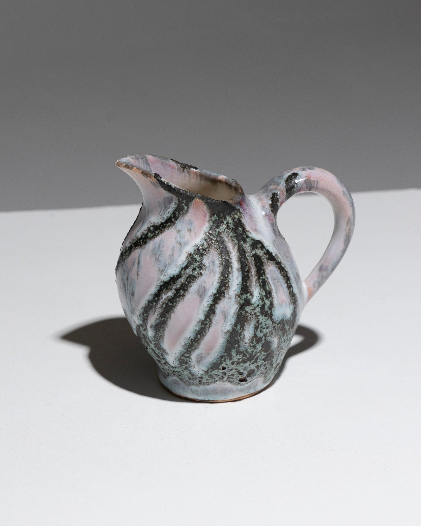 SMALL EARTHENWARE PITCHER, 1950s