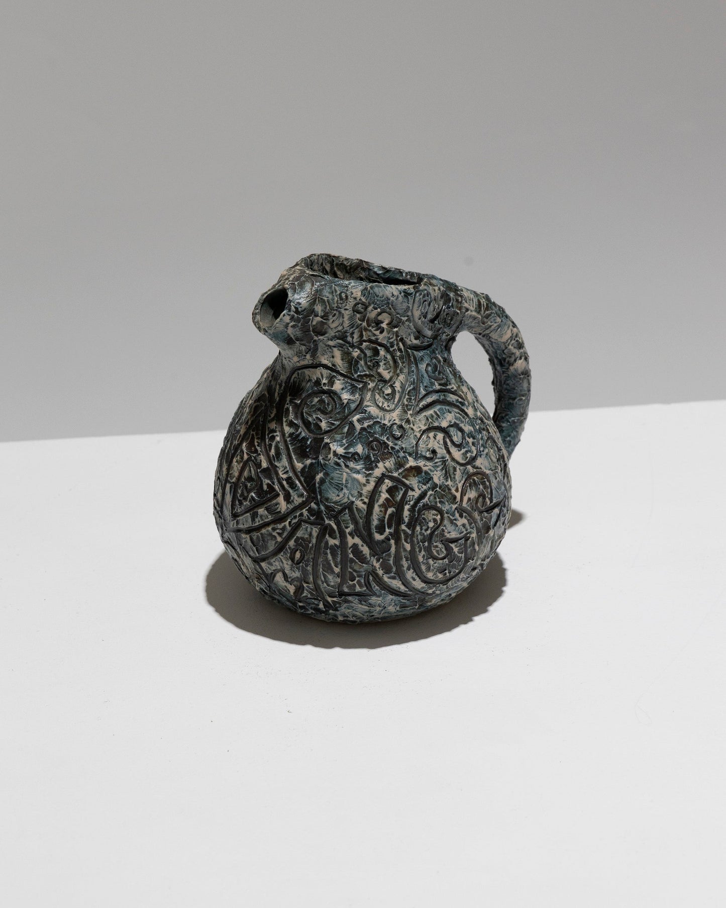 CIBOURE STONEWARE PITCHER, RODOLPHE FISCHER, 1950s