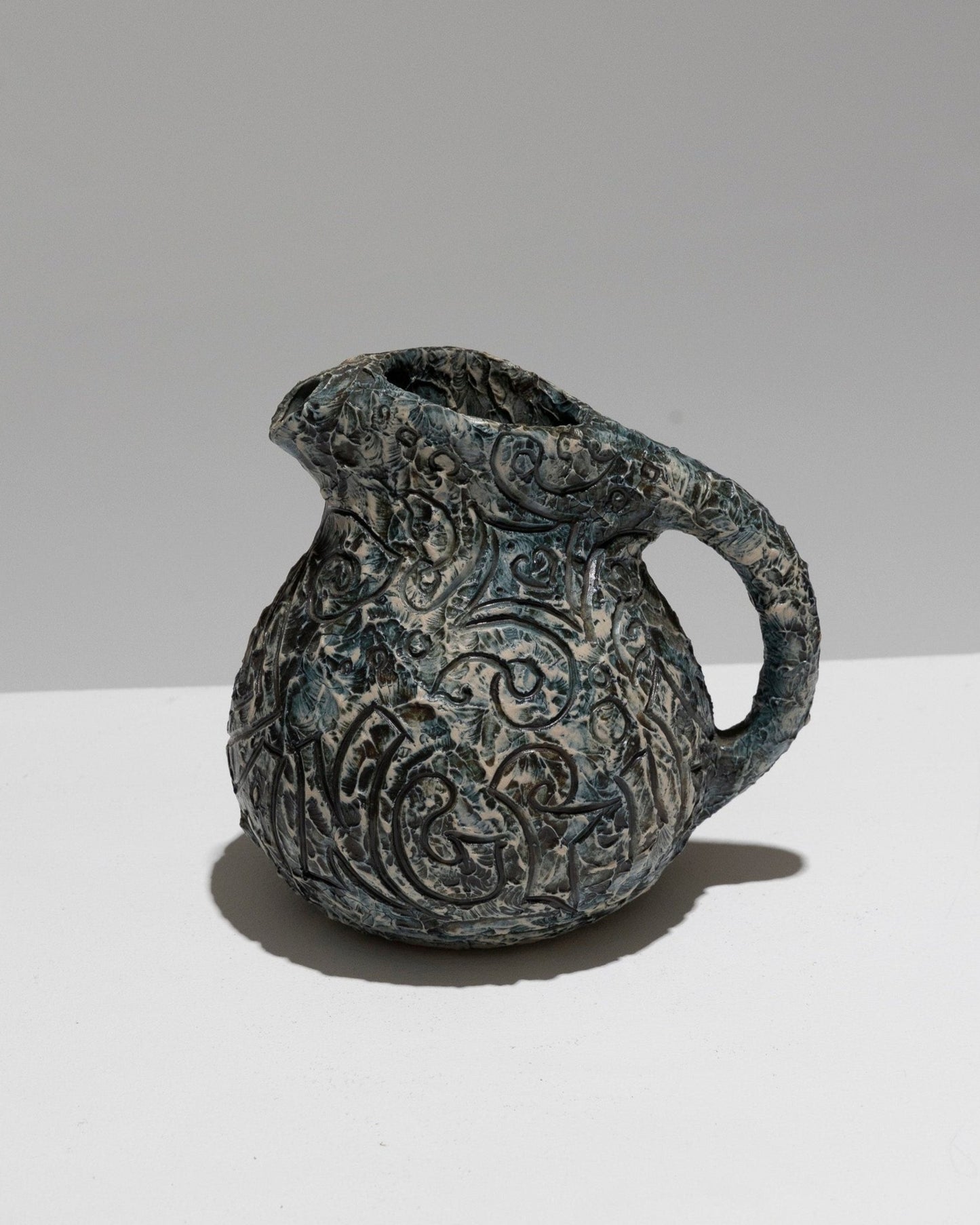 CIBOURE STONEWARE PITCHER, RODOLPHE FISCHER, 1950s