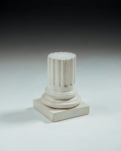WHITE PLASTER COLUMN, 1940s