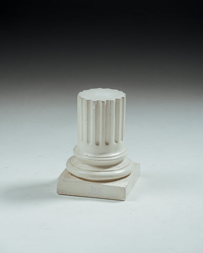 WHITE PLASTER COLUMN, 1940s