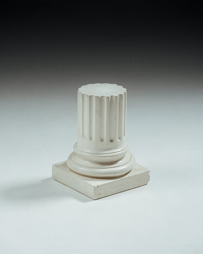 WHITE PLASTER COLUMN, 1940s