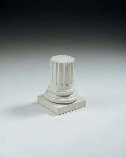 WHITE PLASTER COLUMN, 1940s