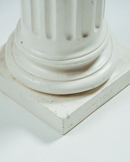 WHITE PLASTER COLUMN, 1940s