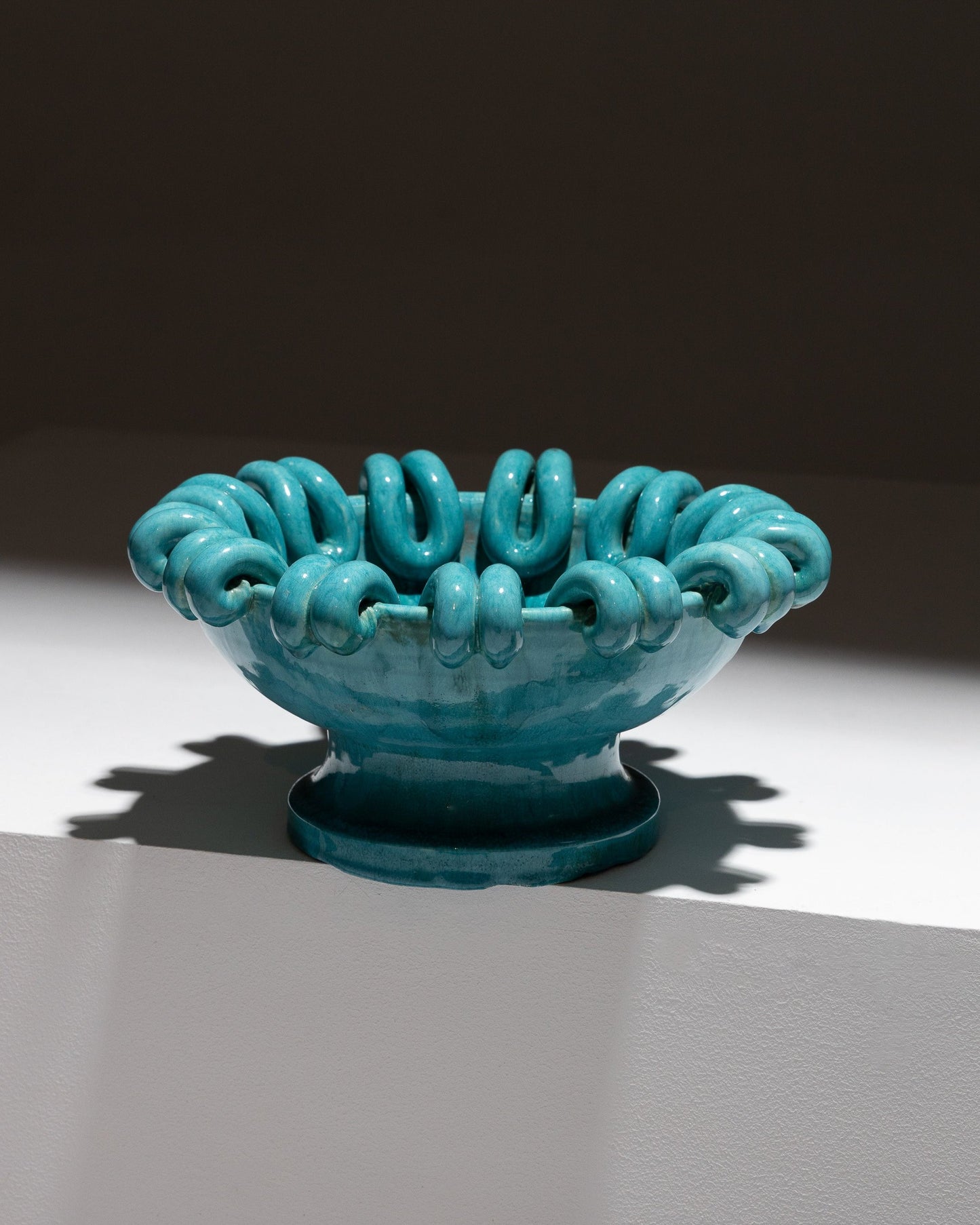 VALLAURIS EARTHENWARE FRUIT BOWL, ROBERT PICAULT, 1950s