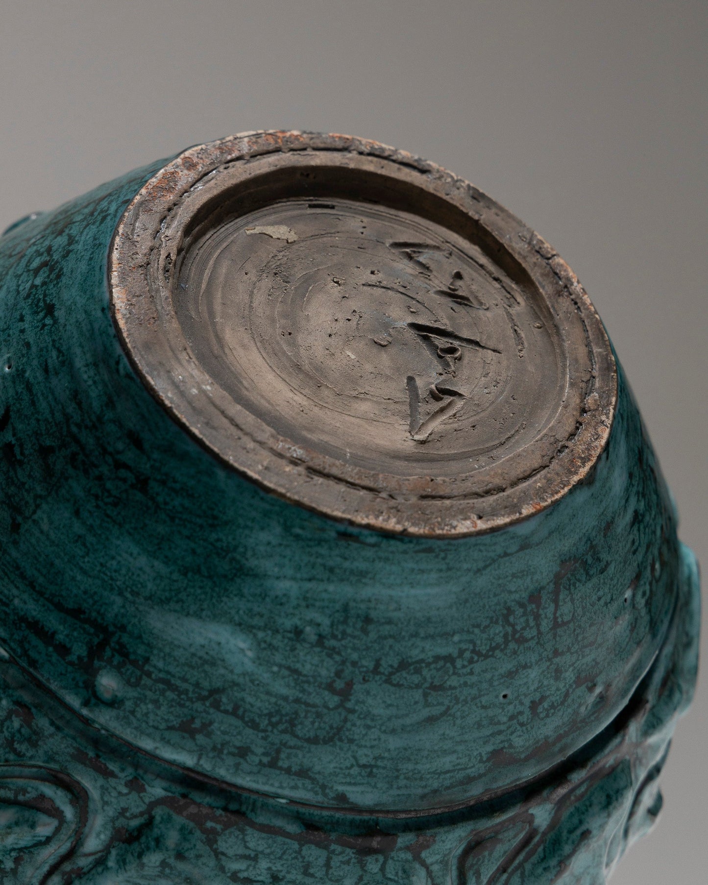 PANSU VASE IN ENAMELED STONEWARE, 1930s