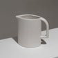 MATT WHITE EARTHENWARE PITCHER, 1970s