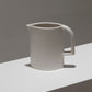 MATT WHITE EARTHENWARE PITCHER, 1970s