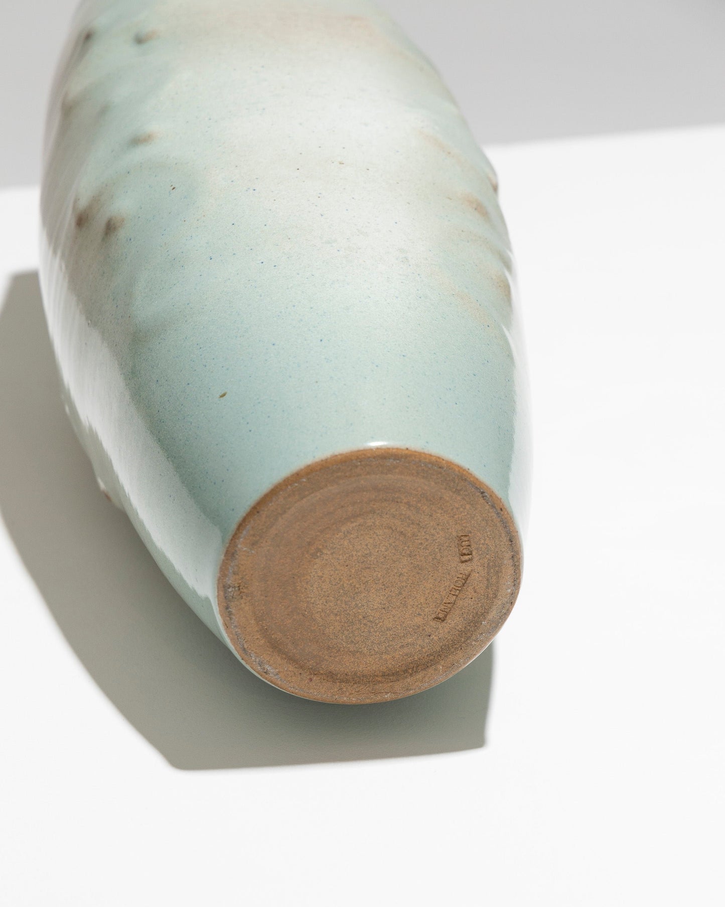 LARGE OVOID STONEWARE VASE, LUC ROLLAND, 1980s