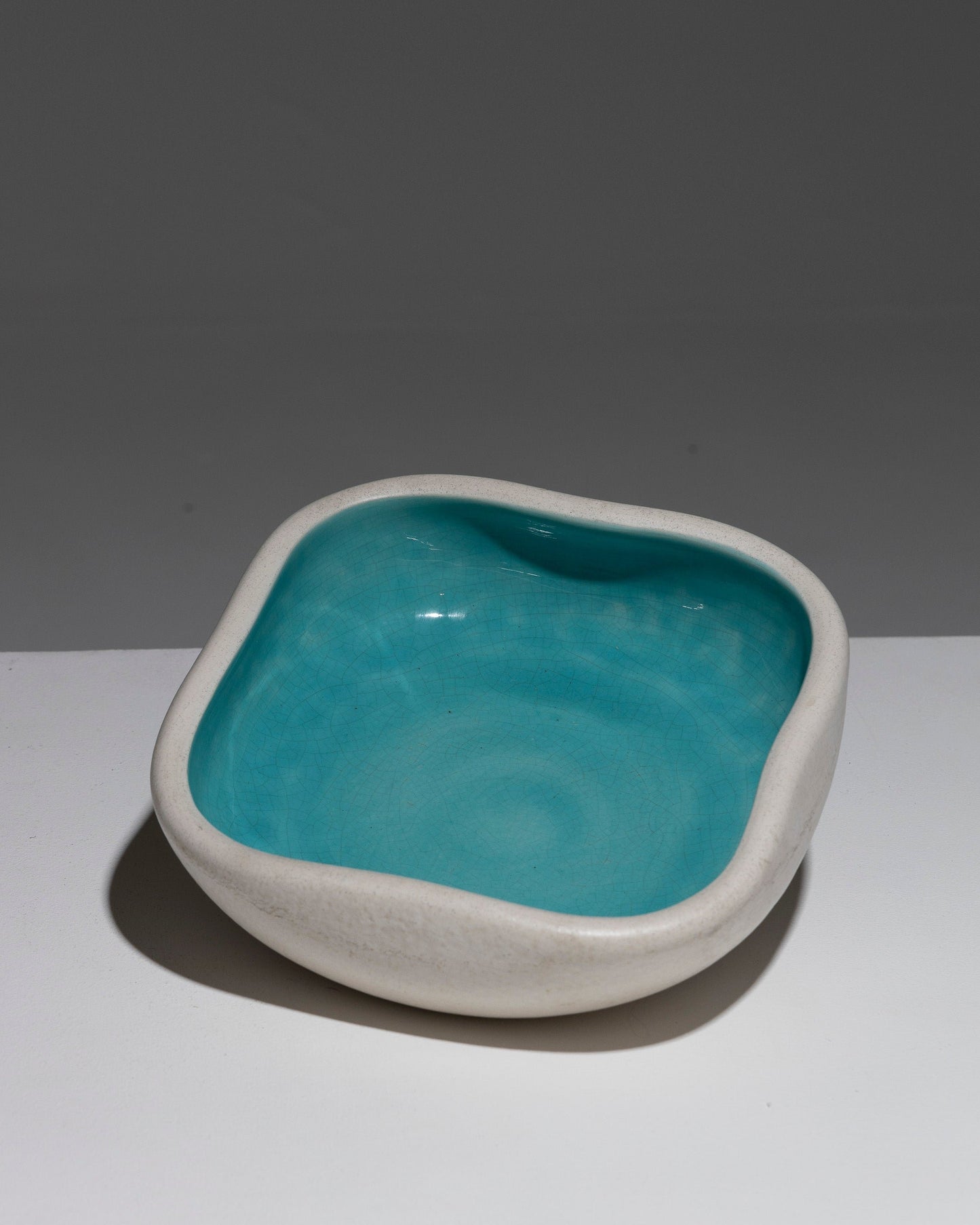 LARGE CERAMIC BOWL, KERAMOS, 1950s