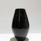 VASE OVOÏDE EN GRÈS NOIR, LUC ROLLAND, 1980s