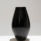 VASE OVOÏDE EN GRÈS NOIR, LUC ROLLAND, 1980s