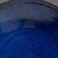 CIRCULAR CUP IN BLUE EARTHENWARE, DEQUEKER, 1960s