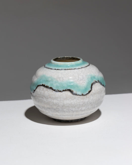 PETIT VASE BOULE EN FAÏENCE, 1960s