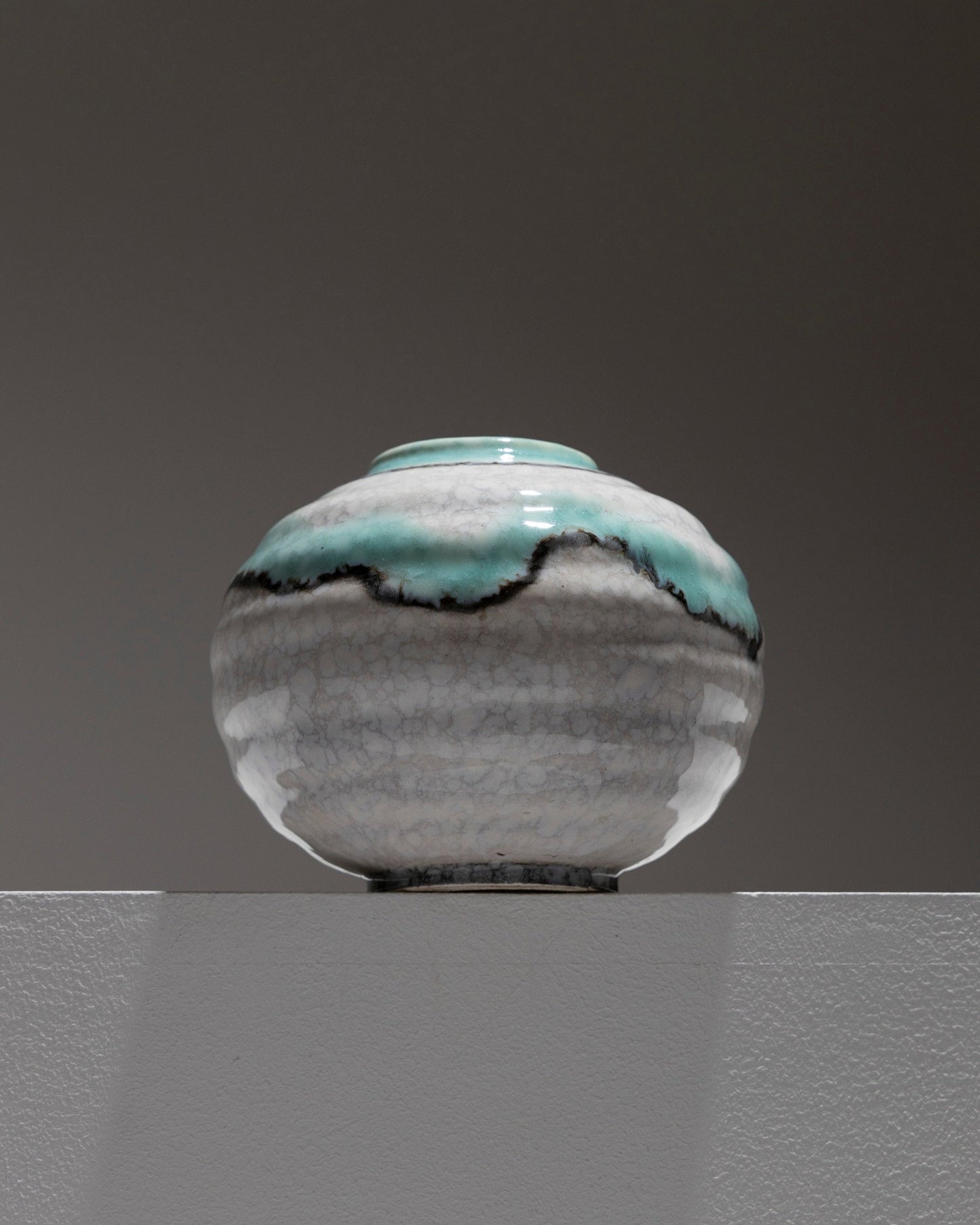 PETIT VASE BOULE EN FAÏENCE, 1960s