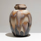 EARTHENWARE OVOID VASE "PELAGE", WEST GERMANY, 1960s