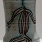 VASE EN FAÏENCE "AUX DEUX PERSONNAGES", ACCOLAY, 1950s