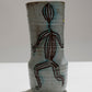 VASE EN FAÏENCE "AUX DEUX PERSONNAGES", ACCOLAY, 1950s