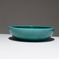 LARGE CIRCULAR TURQUOISE EARTHENWARE CUP, 1950s