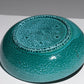 LARGE CIRCULAR TURQUOISE EARTHENWARE CUP, 1950s