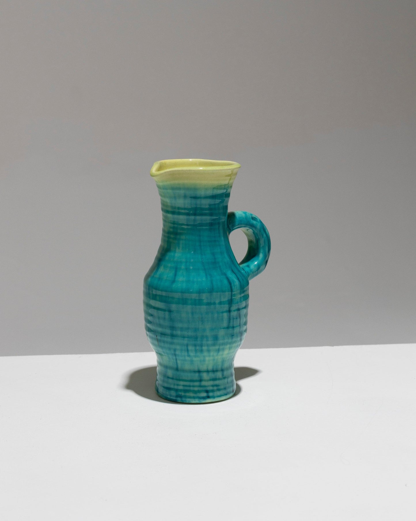 SMALL ACCOLAY EARTHENWARE PITCHER VASE, 1950s