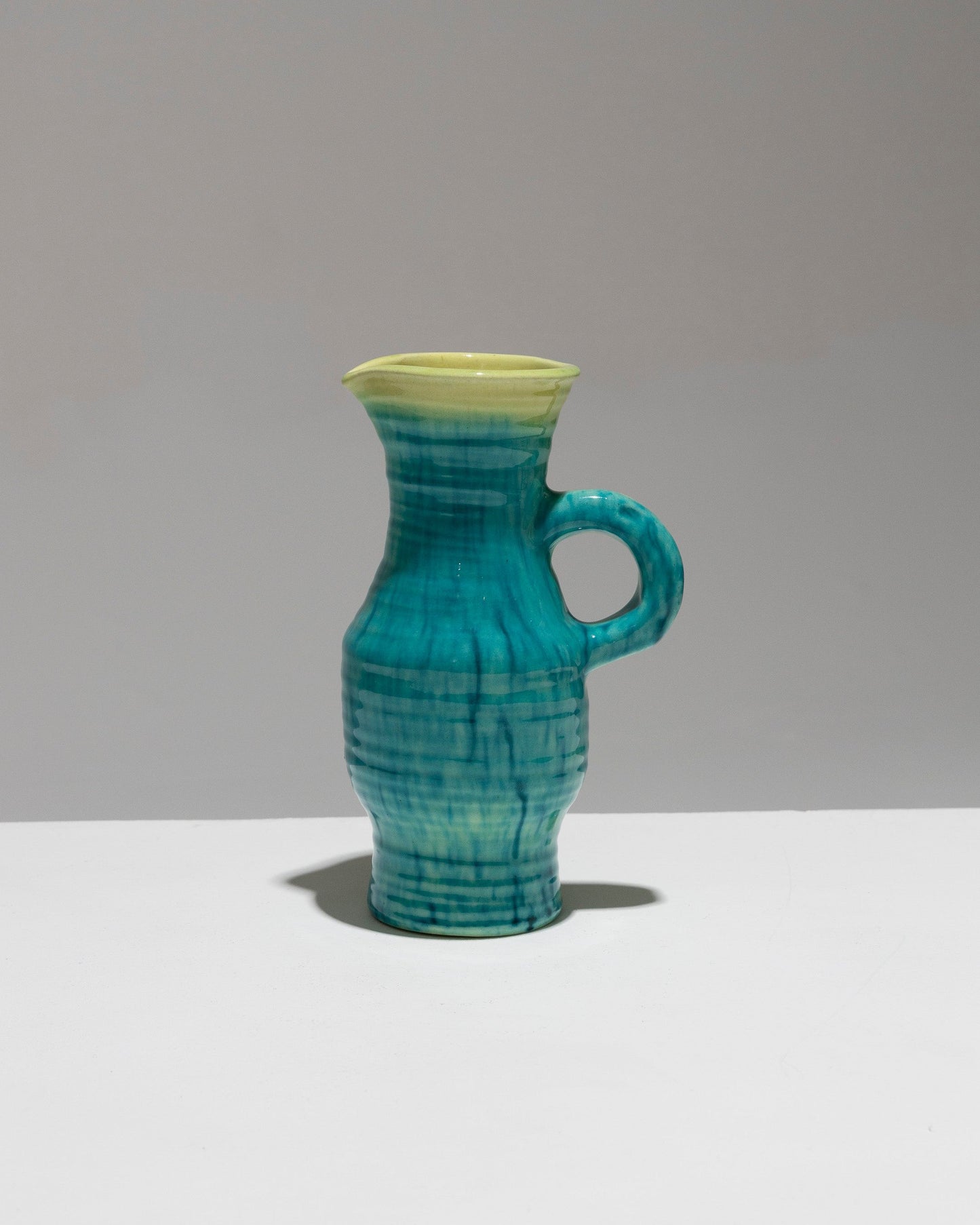 SMALL ACCOLAY EARTHENWARE PITCHER VASE, 1950s