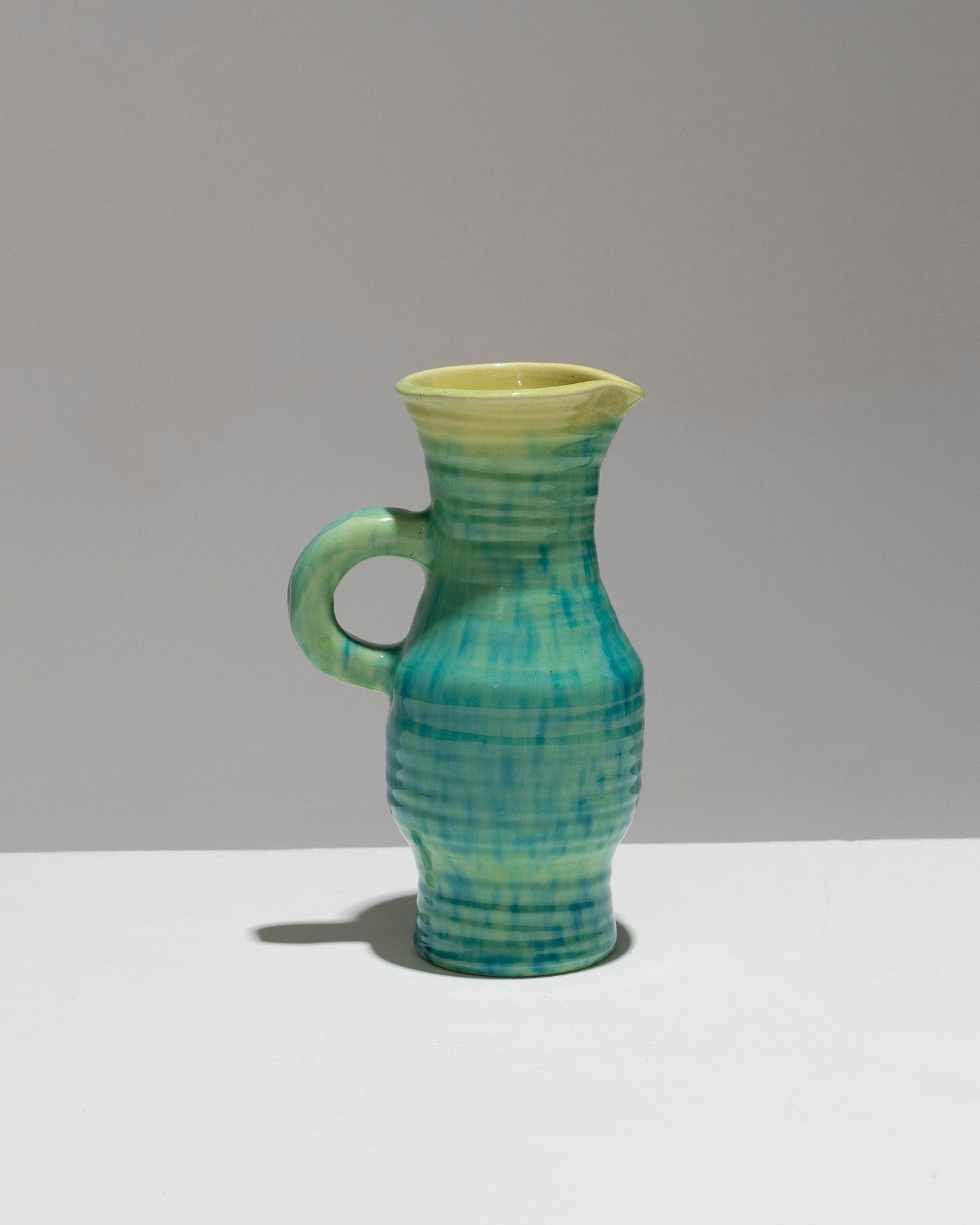 SMALL ACCOLAY EARTHENWARE PITCHER VASE, 1950s