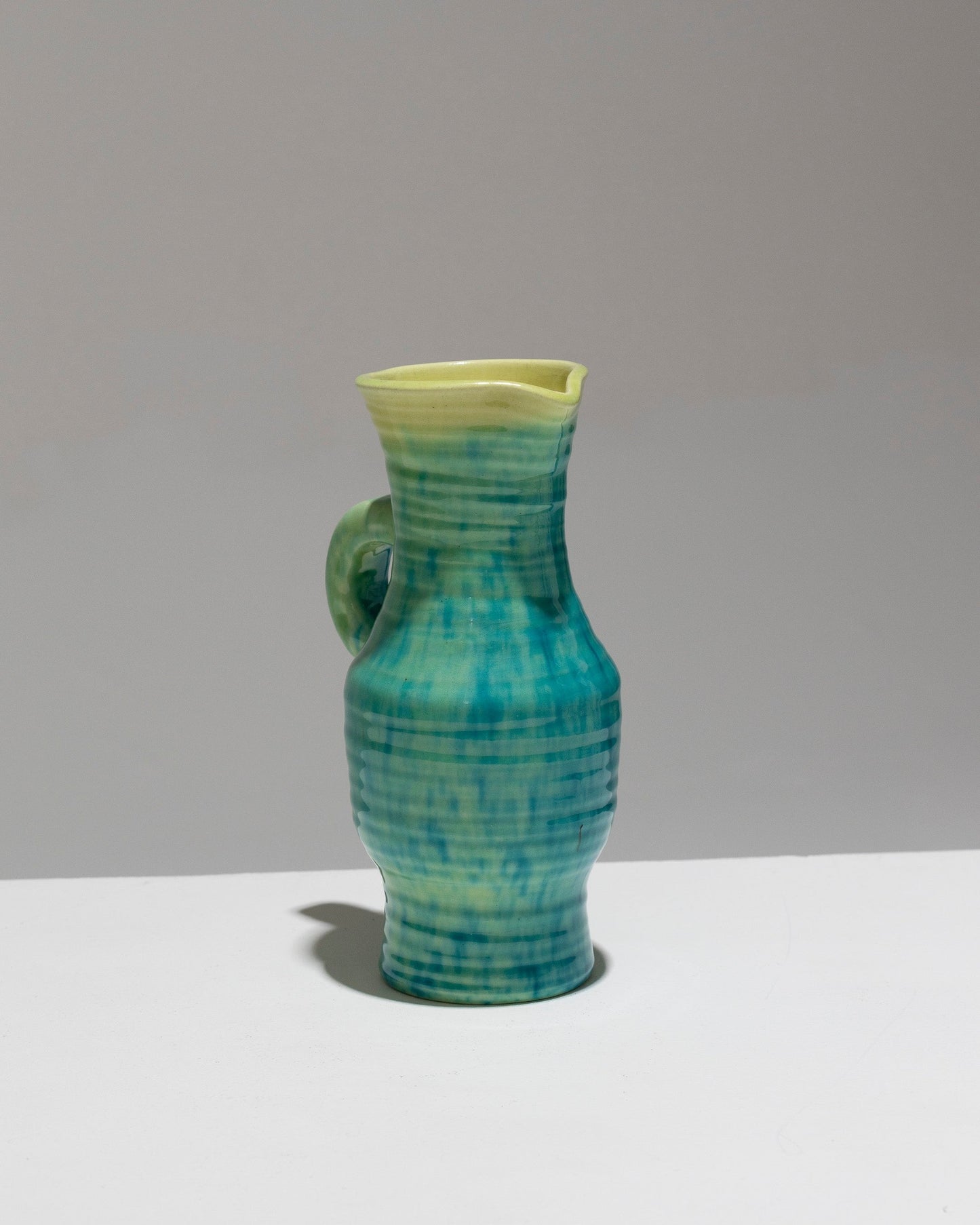 SMALL ACCOLAY EARTHENWARE PITCHER VASE, 1950s