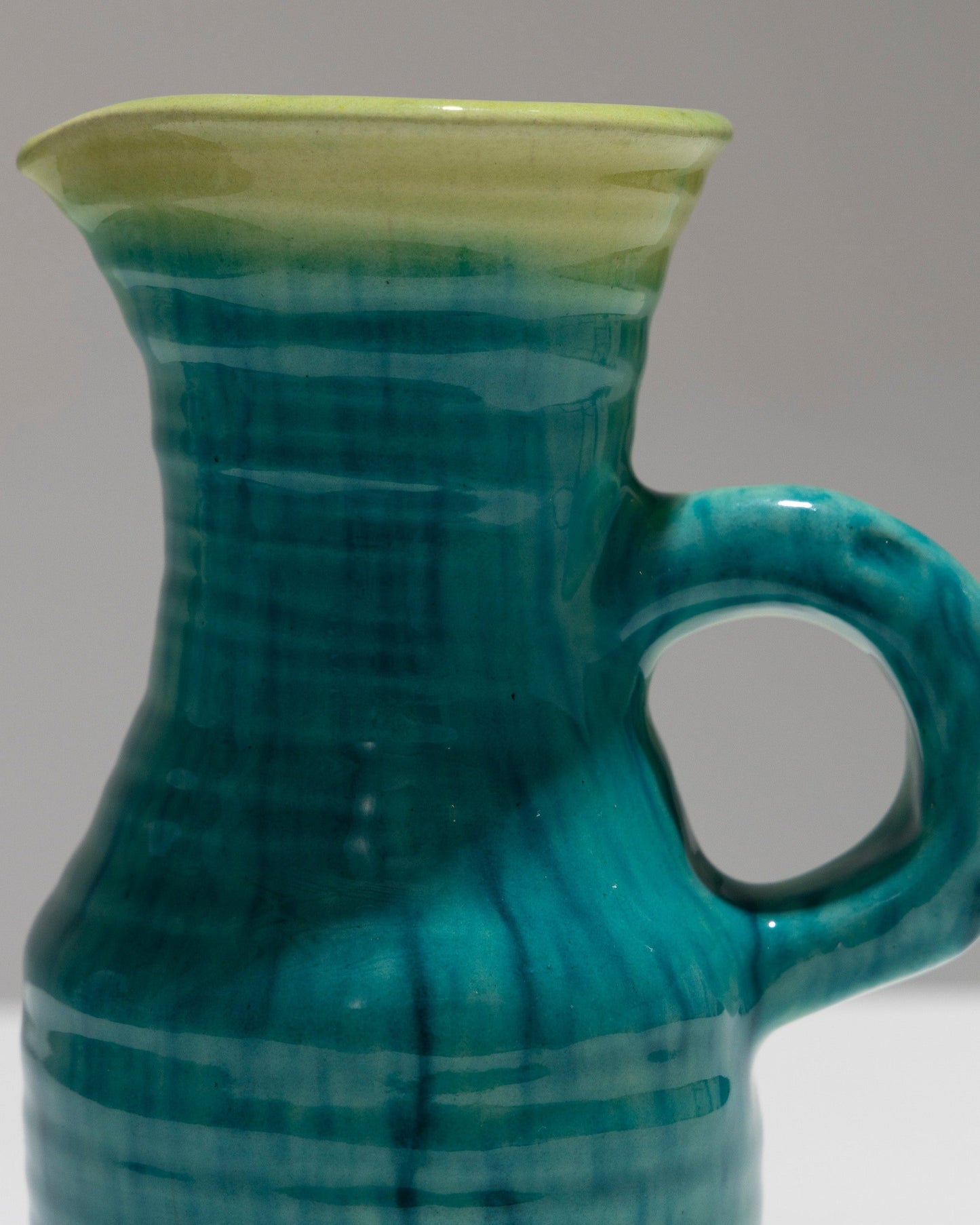 SMALL ACCOLAY EARTHENWARE PITCHER VASE, 1950s