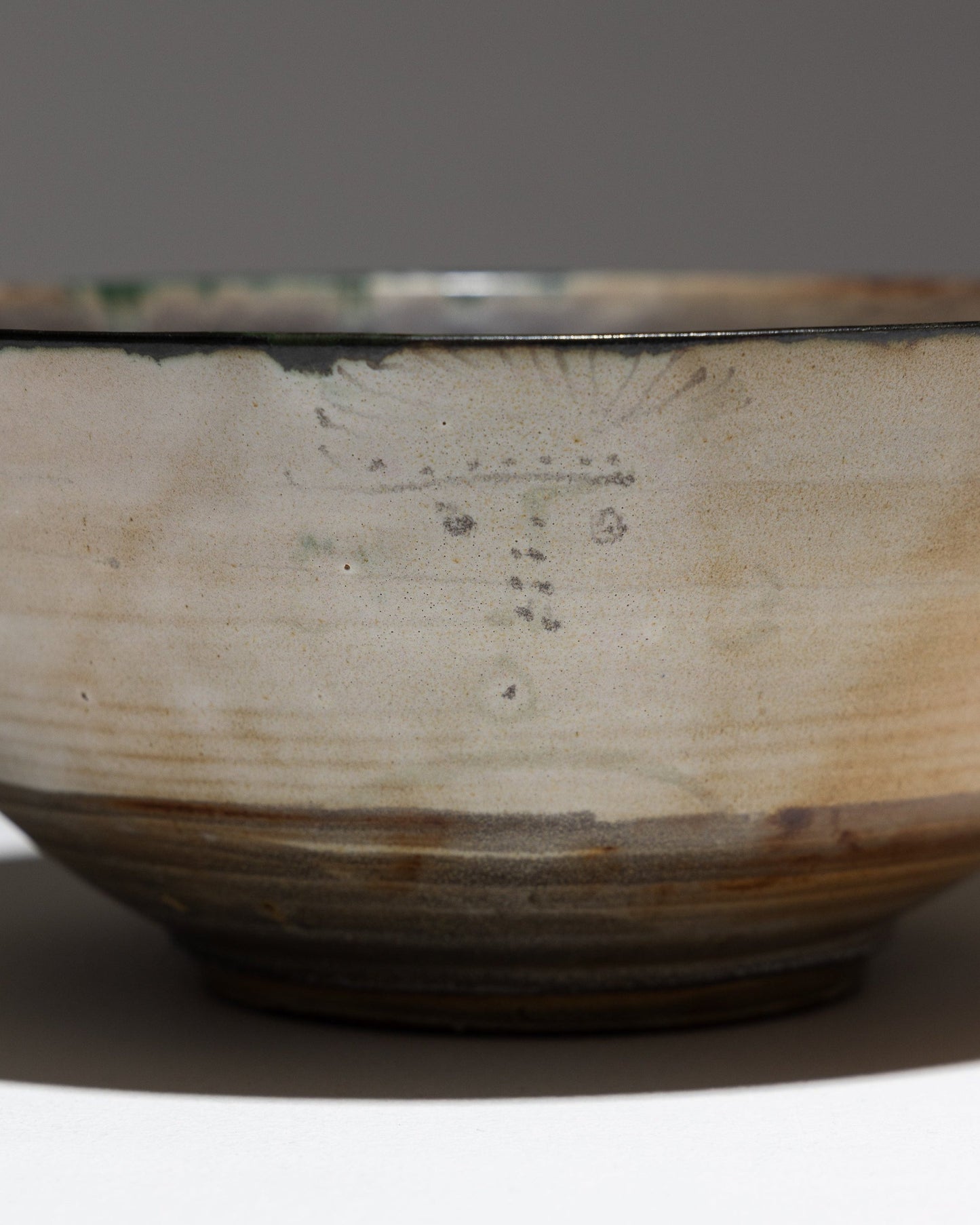 LARGE HOLLOW EARTHENWARE BOWL, GILBERT PORTANIER, 1960s