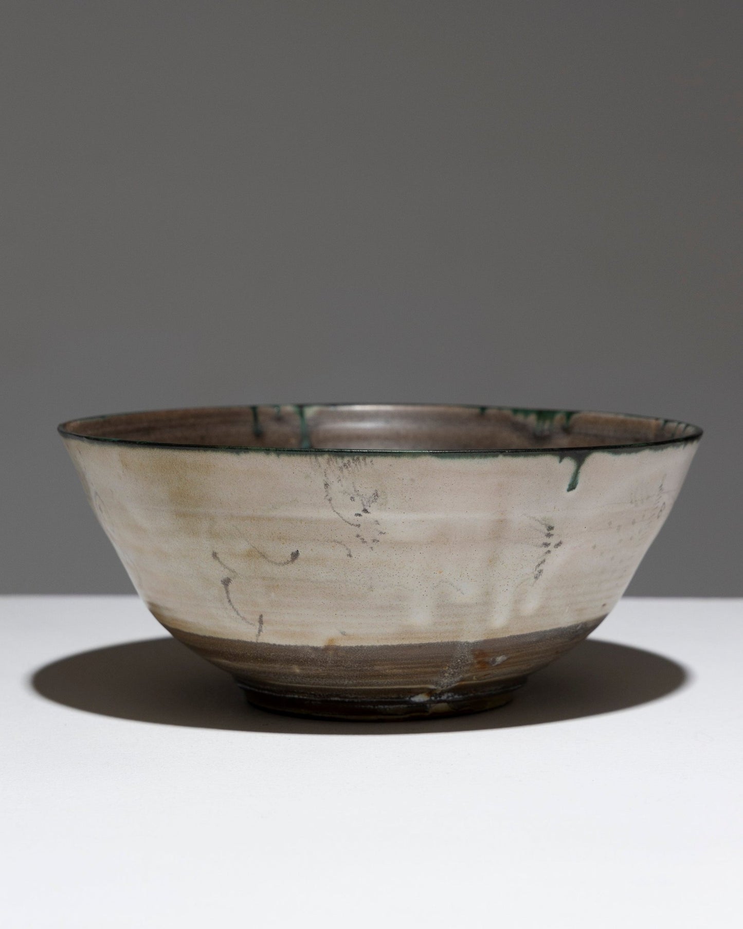 LARGE HOLLOW EARTHENWARE BOWL, GILBERT PORTANIER, 1960s