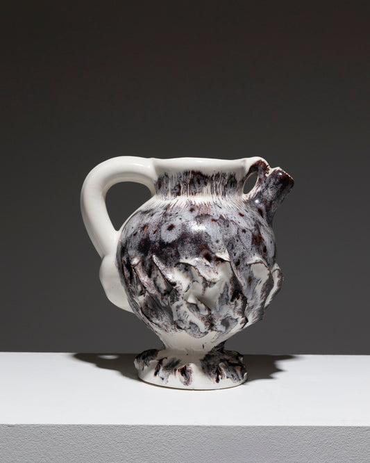 "BIRD" PITCHER, EARTHENWARE, VALLAURIS, 1990s