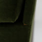 FIR GREEN VELVET SOFA, 1970s