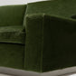 FIR GREEN VELVET SOFA, 1970s