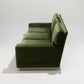 FIR GREEN VELVET SOFA, 1970s