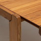 ELM EXTENDING TABLE, MAISON REGAIN, 1970s