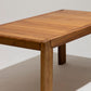 ELM EXTENDING TABLE, MAISON REGAIN, 1970s